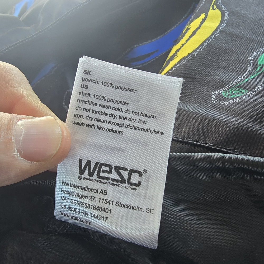 Wesc Multicolor Patterned Puffer Jacket - image 4